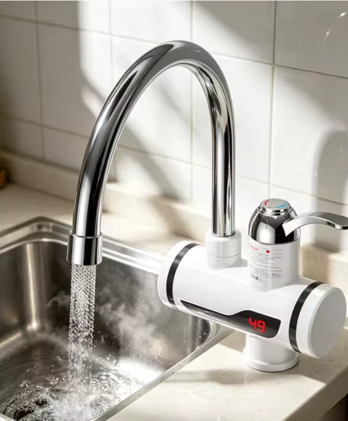 Grifo eléctrico de agua caliente al instante
